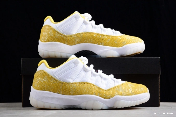 1st Kicks 1379 low air jordan snakeskin” 11 ah7860- GoodFit “yellow 1106
